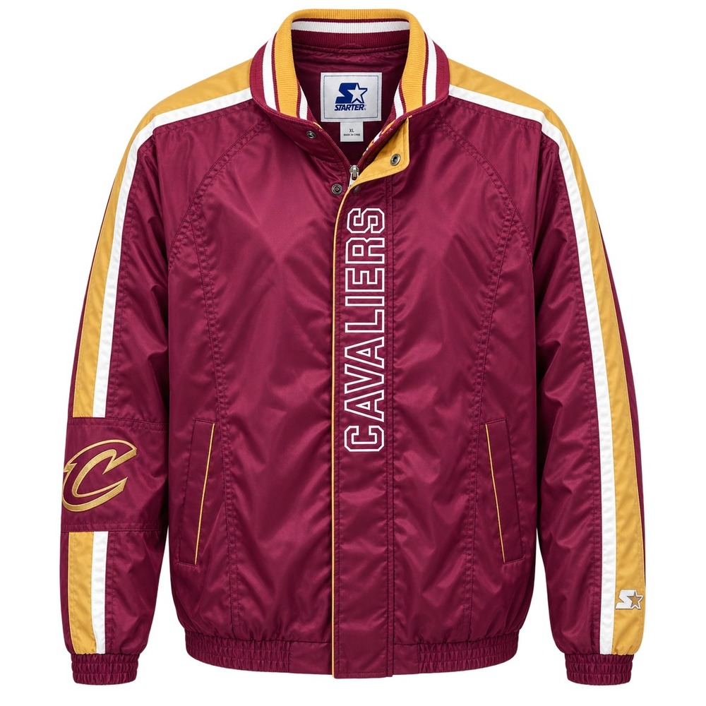 Starter Cleveland Cavaliers Jacket Mens XL Wine New NBA Track LSD30B79 Full-Zip